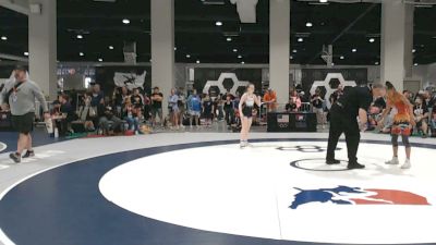 100 lbs Champ. Rd Of 16 - Alexandra Thomas, Youth Impact Center Wrestling Club vs Abigail Peterson, Big Game Wrestling Club