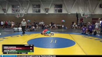 101 lbs Quarterfinal - Drew Dawson, Roseburg Mat Club /Umpqua Vall vs Justin Cortez, Warrior Wrestling Club