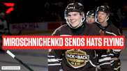 Washington Capitals Prospect Ivan Miroschnichenko Sends Hats Flying in Hershey