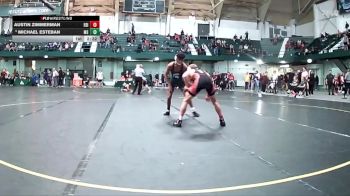 125 lbs Champ. Round 2 - Michael Esteban, Michigan State vs Austin Zimmerman, Edinboro