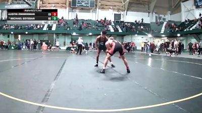 125 lbs Champ. Round 2 - Michael Esteban, Michigan State vs Austin Zimmerman, Edinboro
