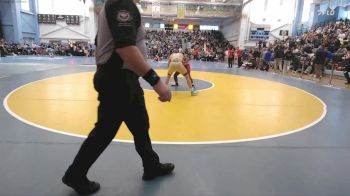 132 lbs Cons. Semi - Gabe Crenshaw, Smyrna H S vs Tyler Delcollo, Delaware Military Academy