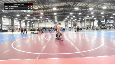 154 lbs Round Of 16 - Matthew Kaiser, VA vs Jake Ayers, AL