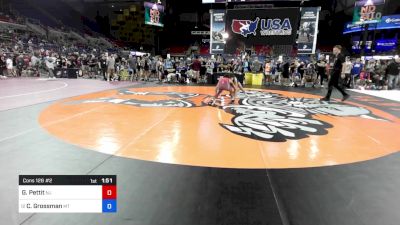 126 lbs Cons 128 #2 - Greyson Pettit, NJ vs Christopher Grossman, MT