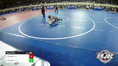 67 lbs Round Of 16 - Cruz Gibson, Smith Wrestling Academy vs Rudy Reyes, Derby Wrestling Club