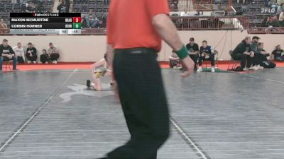 105_B lbs Final - Maxon McMurtrie, Bradford vs Corbin Horner, Derry Area