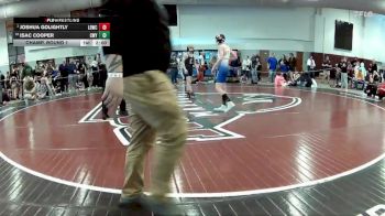 106 lbs Champ. Round 1 - Joshua Golightly, Legacy Dragons Wrestling Club vs Isac Cooper, Castlewood Youth Wrestling