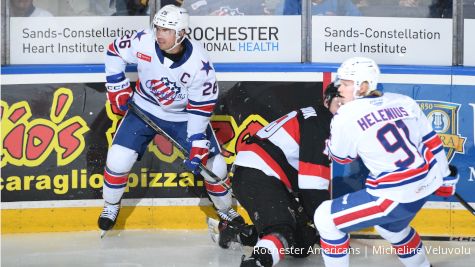 Chaos Reigns In Rochester Americans 8-1 Win Over Winless Utica Comets