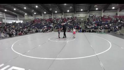 56 lbs Quarterfinal - Zach Abbott, Sanderson Wrestling Academy vs Noland Moss Jr, Charger Wrestling Club