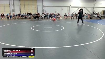 187 lbs Placement Matches (8 Team) - Zachary Leftwich, Virginia vs Dominic Darch, New York Gold