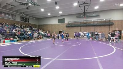 Exhibition 1 lbs Round 3 (6 Team) - Evelyn Brown, Herders vs Brayli Price, Thermopolis Middle School