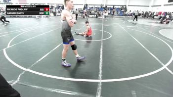 132 lbs Quarterfinal - Ricardo Poolaw, Juggernaut WC vs Kannon Smith, Snowflake Lobos