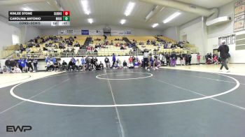 115 lbs Consolation - Kinlee Stone, Sallisaw Lady Black Diamonds vs Carolina Antonio, Miami HS Girls