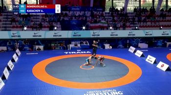 57 kg 1/2 Final - Ali Momenijoujadeh, Iran vs Abdymalik Karachov, Kyrgyzstan