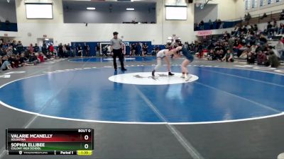 107G 1st Place Match - Valarie McAnelly, Soldotna vs Sophia Ellibee, Colony High School