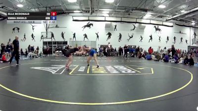 124 B 1st Place Match - Ella McDonald, Frostburg State University vs Emma Engels, Aurora University