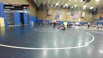 170lbs Cons. Round 4 - Brook Bahr, Union (Girls) vs Isa Ruiz, North Creek (Girls)