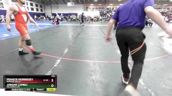 174 lbs Champ. Round 3 - Jordan Lomeli, Oklahoma City vs Francis Morrissey, Missouri Valley