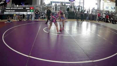 135 lbs Round 1 - Kacie Clay, Best Trained Wrestling vs Ariel Mylove Garcia, El Paso Wildcats Wrestling Club