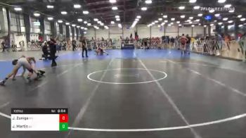 132 lbs Consolation - Jermiah Zuniga, WA vs Jackson Martin, GA