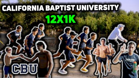 The Underrated CBU Men's XC Team CRUSHES 12x1K | Workout Wednesday