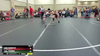80 lbs Round 1 (6 Team) - Cael Powers, Carolina Hammer Squad vs Jake Margolis, Glasgow WA