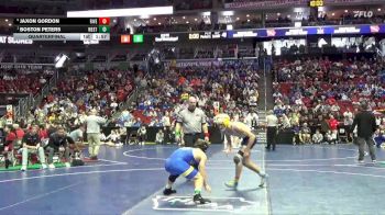 1A-157 lbs Quarterfinal - Boston Peters, Westwood, Sloan vs Jaxon Gordon, Riverside, Oakland