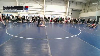 62 lbs Quarterfinal - Cohen Blain, Team Prestige Wrestling vs Evrett Gardiner, Ravage Wrestling Club