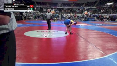 1-5A 152 Quarterfinal - Mattie Brown, Beauregard HS vs Katie Lowe, St. John Paul II