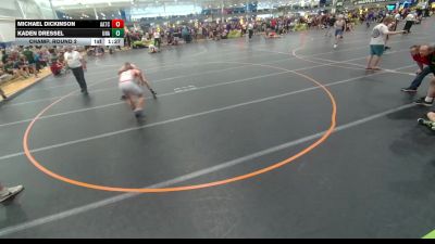 157 lbs Champ. Round 2 - Michael Dickinson, All American TC vs Kaden Dressel, Unattached