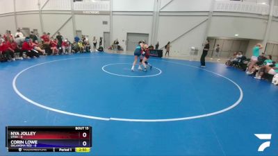 144 lbs Placement Matches (8 Team) - Nya Jolley, Utah vs Corin Lowe, Oklahoma Red