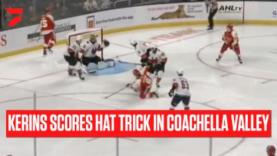 Calgary Flames Prospect Rory Kerins Scores Hat Trick In Coachella Valley