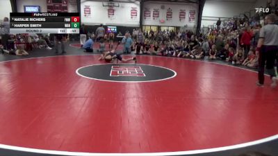 95-100 lbs Round 2 - Harper Smith, WBNDD vs Natalie Richers, Fort Madison Wrestling