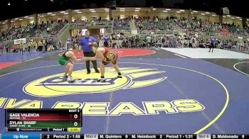 287 lbs Round 2 (4 Team) - Gage Valencia, Ontario vs Dylan Sharp, Sweet Home