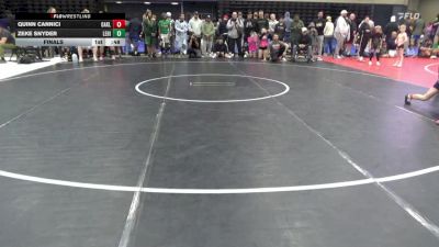 60 lbs Final - Quinn Cannici, Oakland vs Zeke Snyder, Lehighton