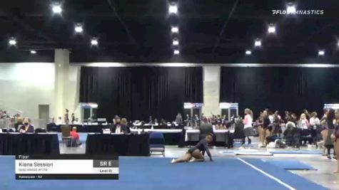 Kiana Session - Floor, Gold Medal #1118 - 2021 USA Gymnastics Development Program National Championships