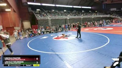 56 lbs Champ. Round 1 - Lincoln Panter, Eastside United Wrestling Club vs Lincoln Wilkinson, Douglas Wrestling Club