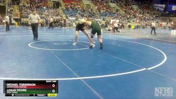 220 lbs 5th Place Match - Michael Torgerson, Grand Forks Central vs Logan Moore, West Fargo