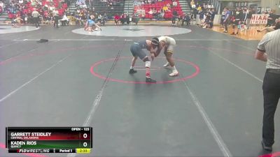 125 lbs Champ. Round 1 - Kaden Rios, Quincy vs Garrett Steidley, Central Oklahoma