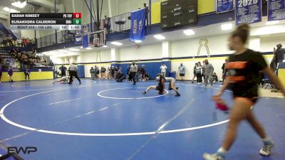 100 lbs Quarterfinal - Sarah Kimsey, Perkins vs Elisanxdra Calderon, Har-Ber