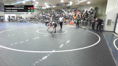 125 lbs Cons. Round 3 - Krista Green, El Rancho vs Laura Mendez-Gomez, Huntington Beach