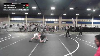 150 lbs Consolation - Nathan Cauwel, Chino WC vs Dalton Compton, DC Academy