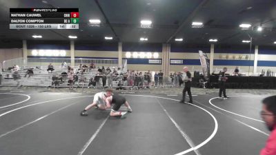 150 lbs Consolation - Nathan Cauwel, Chino WC vs Dalton Compton, DC Academy
