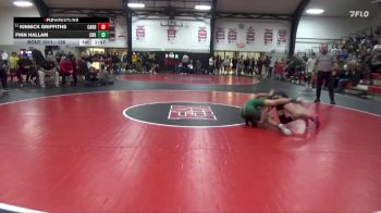 126 lbs 11th Place Match - Kinnick Griffiths, Cardinal Community vs Finn Hallam, CR Kennedy