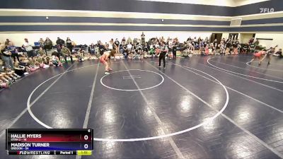 155 lbs Round 1 (6 Team) - Hallie Myers, Utah 2 vs Madison Turner, Oregon