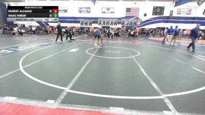 126 lbs Champ. Round 2 - Robert Alcaraz, Paloma Valley vs Isaac Ihmud, Eleanor Roosevelt