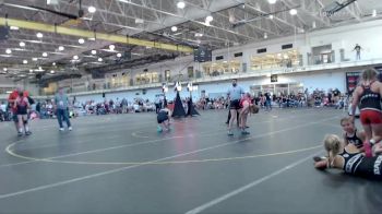 100 lbs Placement (4 Team) - Allison Hunter, Wisconsin Black vs Zoey Jewett, Charlies Angels Pink