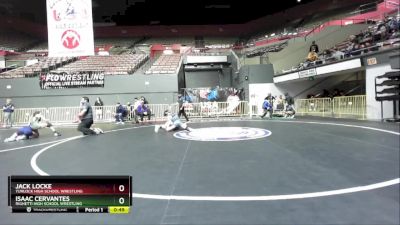 150 lbs Cons. Round 4 - Isaac Cervantes, Righetti High School Wrestling vs Jack Locke, Turlock High School Wrestling