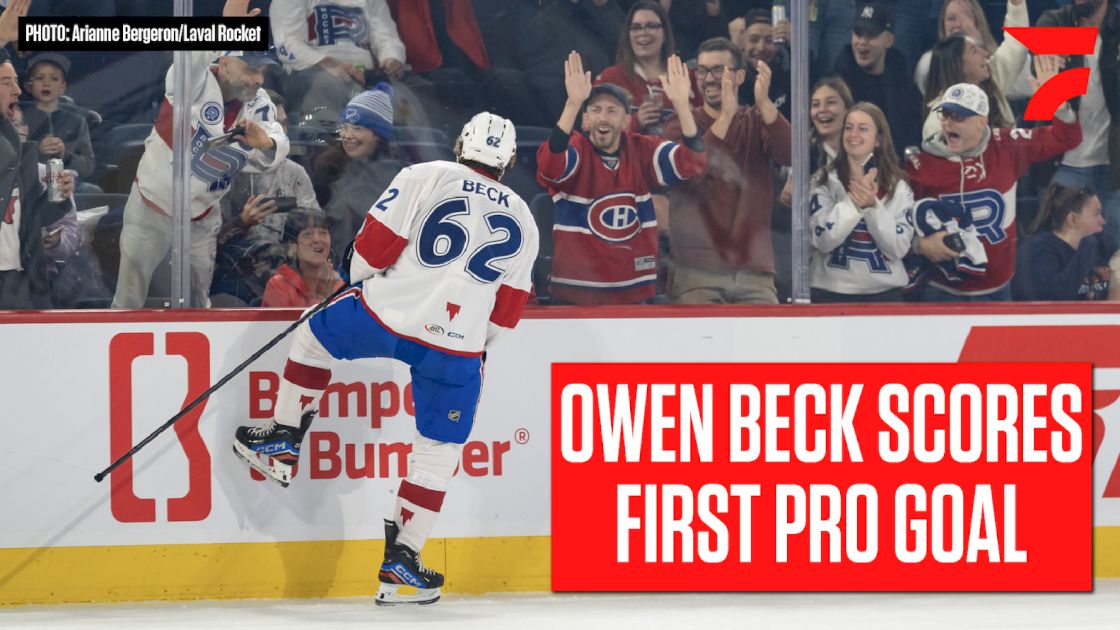 Montreal Canadiens Prospect Owen Beck Scores First Pro Goal