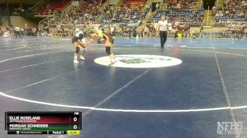 130 lbs 7th Place Match - Morgan Schneider, Bismarck Legacy vs Ellie Roseland, Hettinger/Scranton